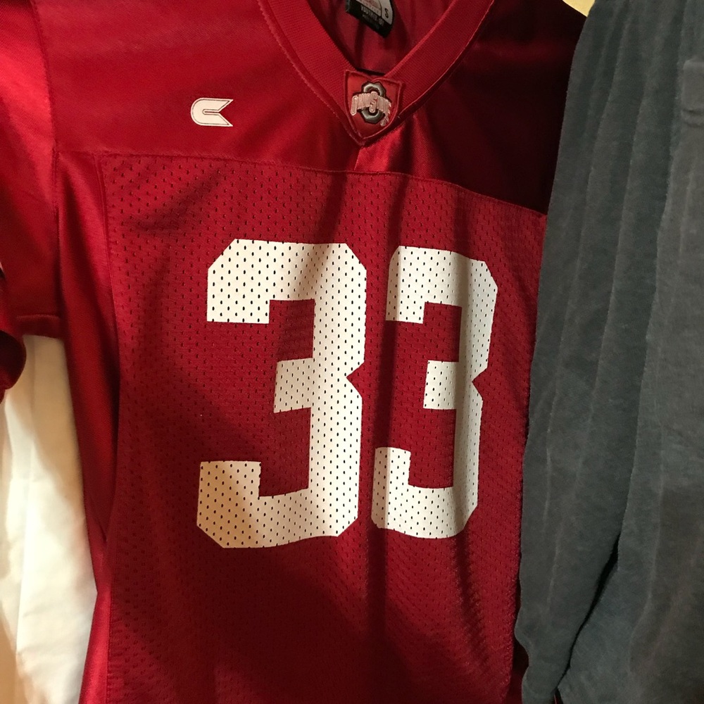 Youth ohio state signed jersey by james laurinatis